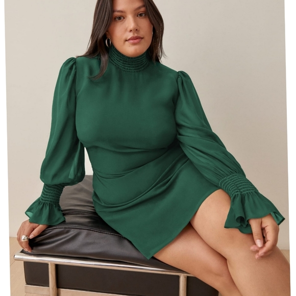 Reformation Dresses & Skirts - New Reformation Archie Dress Es green size 14